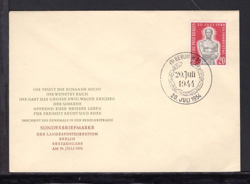 Berlin MiNr. 119 Ersttagsbriefe/ FDC
