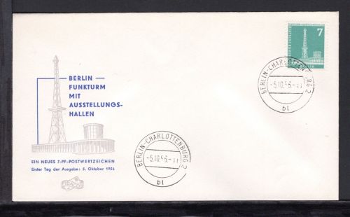 Berlin MiNr. 142 Ersttagsbriefe/ FDC Berliner Stadtbilder