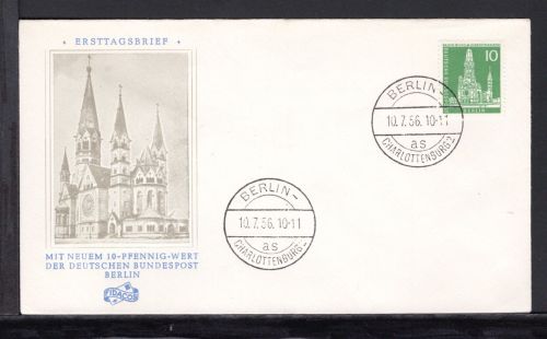 Berlin MiNr. 144 Ersttagsbriefe/ FDC Berliner Stadtbilder