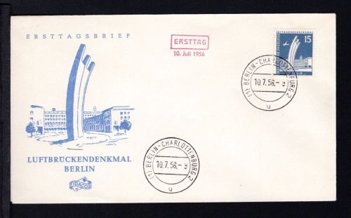 Berlin MiNr. 145 Ersttagsbriefe/ FDC Berliner Stadtbilder