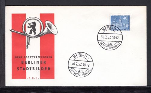 Berlin MiNr. 149 Ersttagsbriefe/ FDC Berliner Stadtbilder