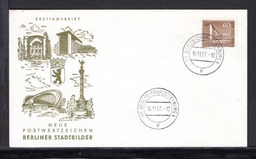 Berlin MiNr. 151 Ersttagsbriefe/ FDC Berliner Stadtbilder