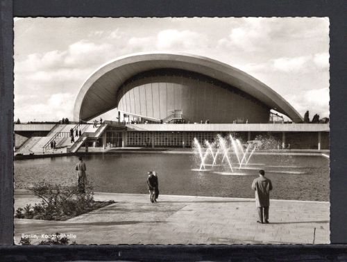 Berlin MiNr. 154 Ersttagsbriefe/ FDC Kongresshalle als Bildpostkarte