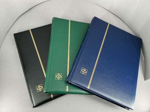 Leuchtturm Einsteckbücher Comfort gemischt 3 x DIN A4 mit 32 schwarzen Seiten neuwertig