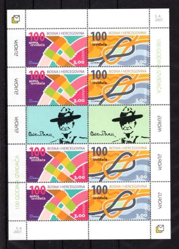 Bosnien Herz. Mostar ZD-Bogen MiNr. 200-201 postfrisch Cept 2007