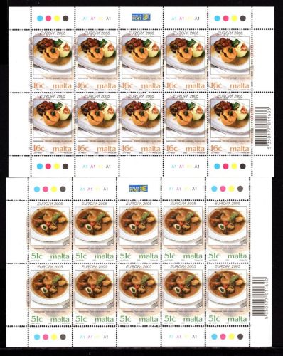 Malta Kleinbögen MiNr. 1398-1399 postfrisch Cept 2005