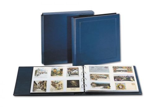 Safe Postkarten-Album Blau "Yokama" für 96 alte Postkarten Nr. 6002 Neu