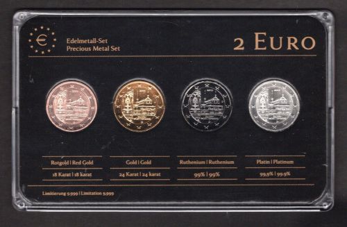 Bund 2013 2 Euro Edelmetall-Set "Baden-Württemberg" unzirkuliert