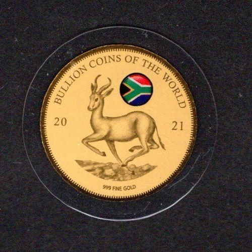 Tschad 2023 3000 Francs Springbock 1/500 Unze Feingold