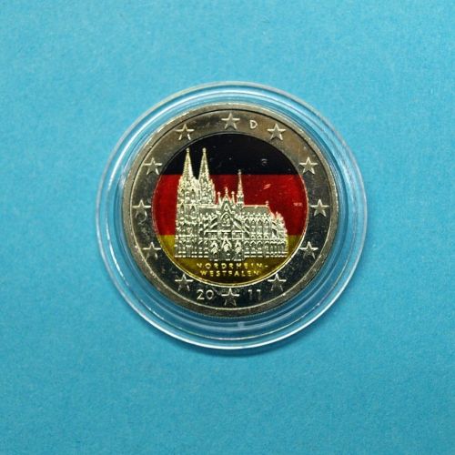 Bund 2011 D 2 Euro "Nordrhein-Westfalen/ Kölner Dom" , in Farbe