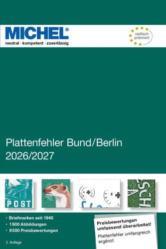 Michel Katalog Plattenfehler Bund/Berlin 2. Auflage Neu