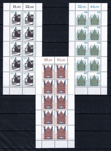 Bund 10er Bögen MiNr. 1936-1938 postfrisch ungefaltet