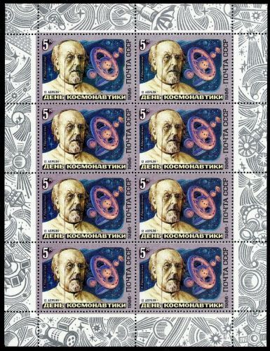 Sowjetunion Kleinbogen MiNr. 5591 postfrisch Raumfahrt