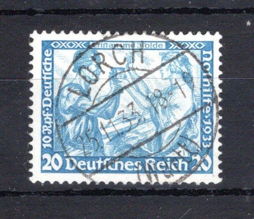 Deutsches Reich MiNr. 505 B Vollstempel geprüft Schlegel