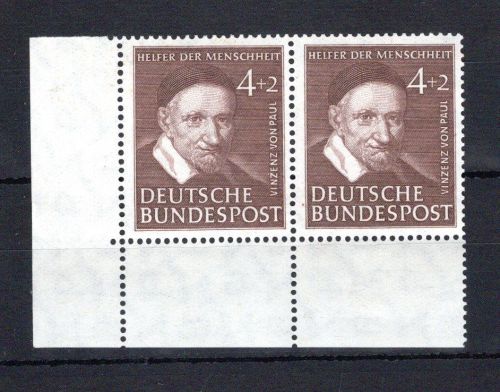 Bund waag. Paar Eckrand ul MiNr. 146 postfrisch ungefaltet
