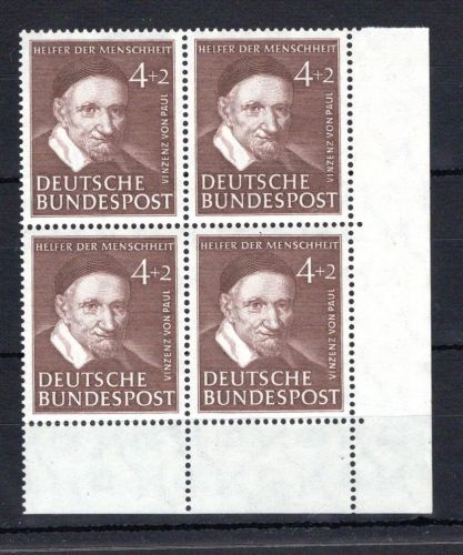 Bund 4er Block Eckrand ur MiNr. 146 postfrisch ungefaltet