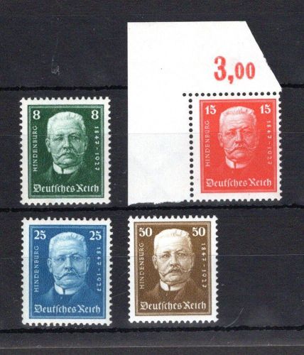 Weimar MiNr. 403-406 postfrisch 50 Pf. geprüft Schlegel