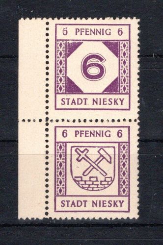 Dt. Lokalausgaben Niesky MiNr. SZd 7 postfrisch geprüft Kunz