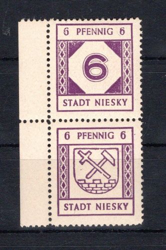 Dt. Lokalausgaben Niesky MiNr. SZd 7 postfrisch geprüft Kunz