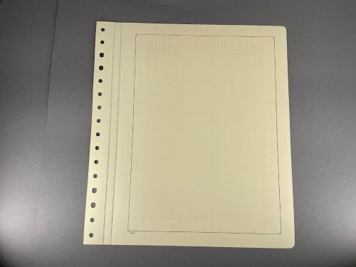 Kabe Blankoblätter Hellchamois mit schwarzer Randlinie und Netz (20er Pack) neuwertig