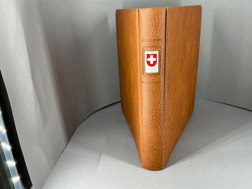 Lindner Ringbinder o. Kassette Braun 1104 mit Signette Schweiz neuwertig