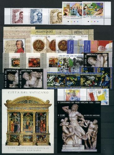 Vatikan Jahrgang 2006 postfrisch