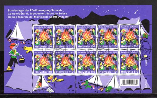 Schweiz Kleinbogen MiNr. 2799 Ersttagssonderstempel Pfadfinder
