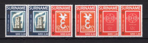 Surinam Zusammendrucke MiNr. 2028-2030 postfrisch 50 Jahre Europamarken