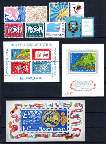 CEPT KSZE MiNr. Jahrgang 1975 postfrisch