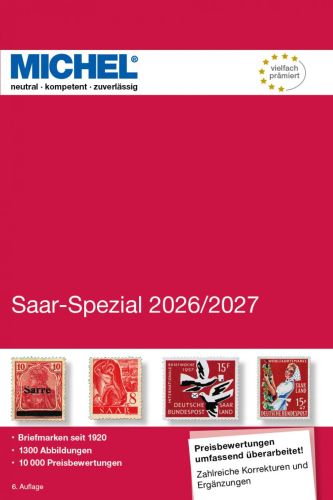 Michel Katalog Saar-Spezial 2026/2027 6005 Neu