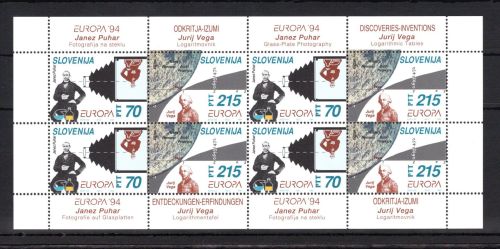 Slowenien Kleinbogen MiNr. 80-81 postfrisch Cept 1994