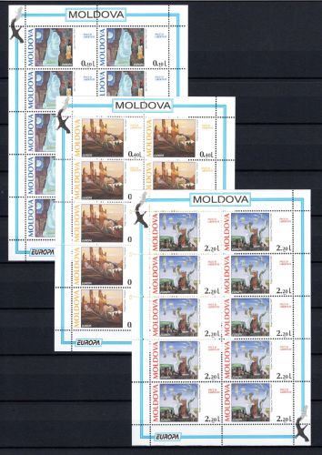Moldawien Kleinbögen MiNr. 164-165 postfrisch Cept 1995