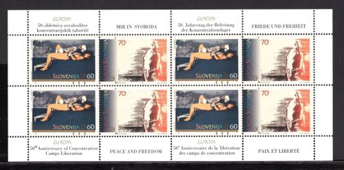 Slowenien Kleinbogen MiNr. 164-165 postfrisch Cept 1995