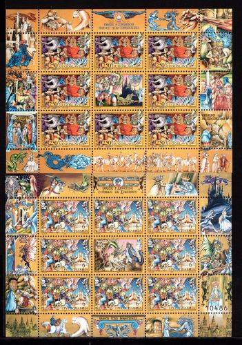 Jugoslawien Kleinbögen MiNr. 2821-2822 postfrisch Cept 1997