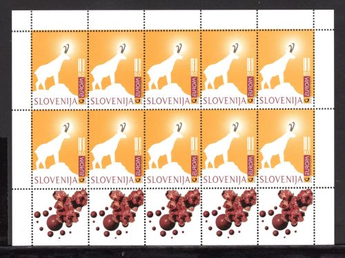Slowenien Kleinbogen MiNr. 186 postfrisch Cept 1997