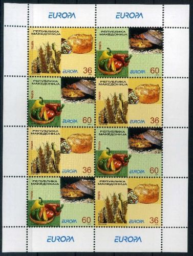 Makedonien Kleinbogen MiNr. 348-349 postfrisch Cept 2005