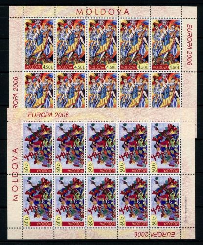 Moldawien Kleinbögen MiNr. 549-550 postfrisch Cept 2006