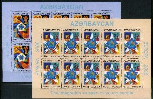 Aserbaidschan Kleinbögen MiNr. 638-639 postfrisch Cept 2006