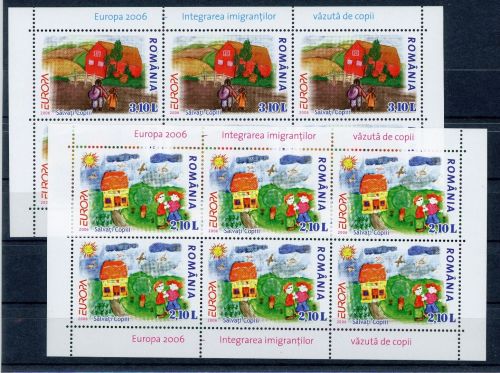 Rumänien Kleinbögen MiNr. 6065-6066 postfrisch Cept 2006
