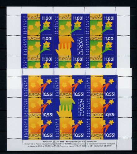 Bulgarien Kleinbögen MiNr. 4747-4748 postfrisch Cept 2006