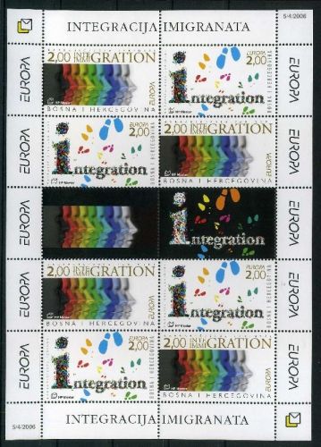Bosnien Herz. Mostar Kleinbogen MiNr. 171-172 postfrisch Cept 2006