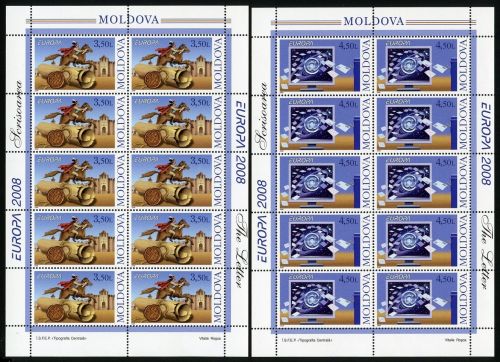 Moldawien Kleinbögen MiNr. 611-612 postfrisch Cept 2008