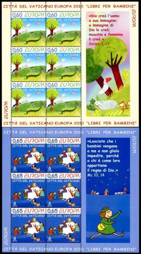 Vatikan Kleinbögen MiNr. 1669-1670 postfrisch Cept 2010