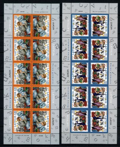 Lettland Kleinbögen MiNr. 783-784 postfrisch Cept 2010