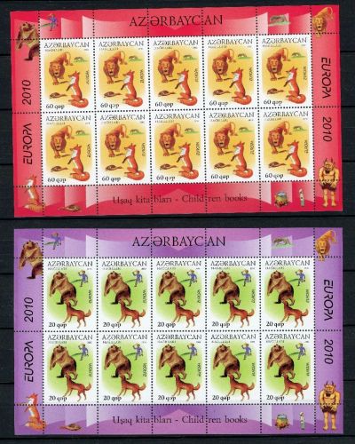 Aserbaidschan Kleinbögen MiNr. 791-92 postfrisch Cept 2010