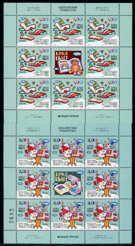 Bosnien-H. serb. Rep. Kleinbögen MiNr. 493-94 A postfrisch Cept 2010