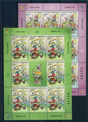 Montenegro Kleinbögen MiNr. 233-234 postfrisch Cept 2010