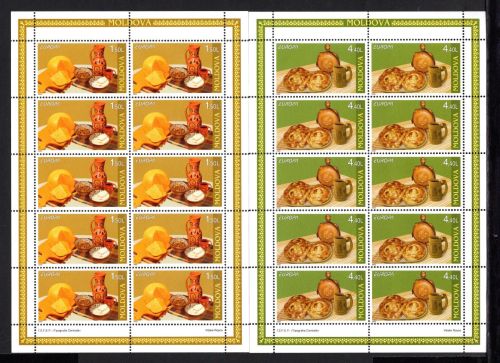 Moldawien Kleinbögen MiNr. 511-512 postfrisch Cept 2005