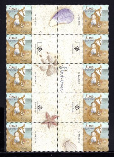 Aland 10er Bogenteil MiNr. 324 postfrisch Cept 2010