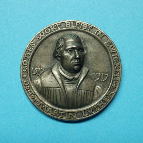 Kaiserreich 1917 Gedenkmedaille 400 J. Reformation Martin Luther